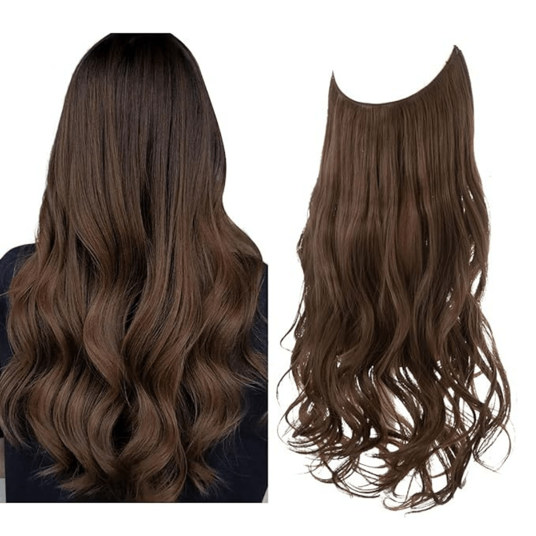 Medium Brown + 1 FREE HALO / 18 Inch